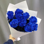 Букет из синих роз