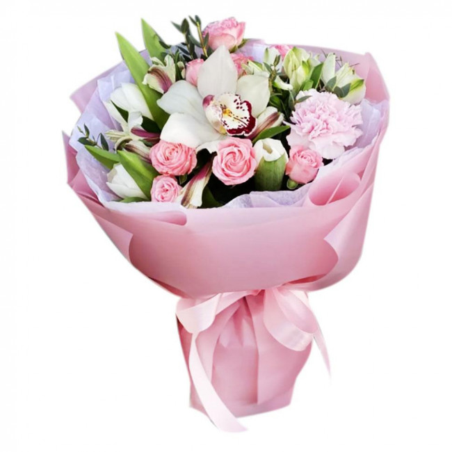 Букет цветов "Ваниль"